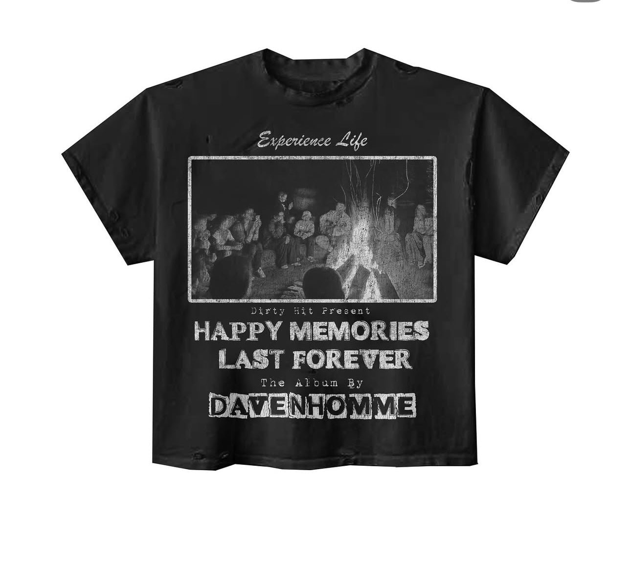Daven Homme Happy Memories Tee Blk