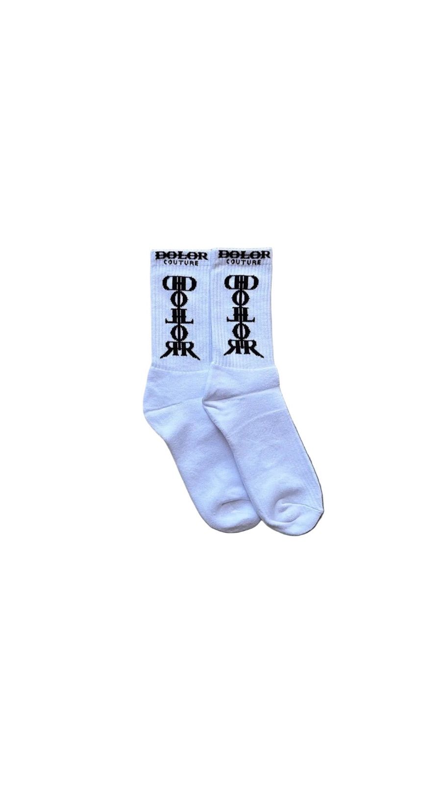 Dolor couture Socks Wht/Blk