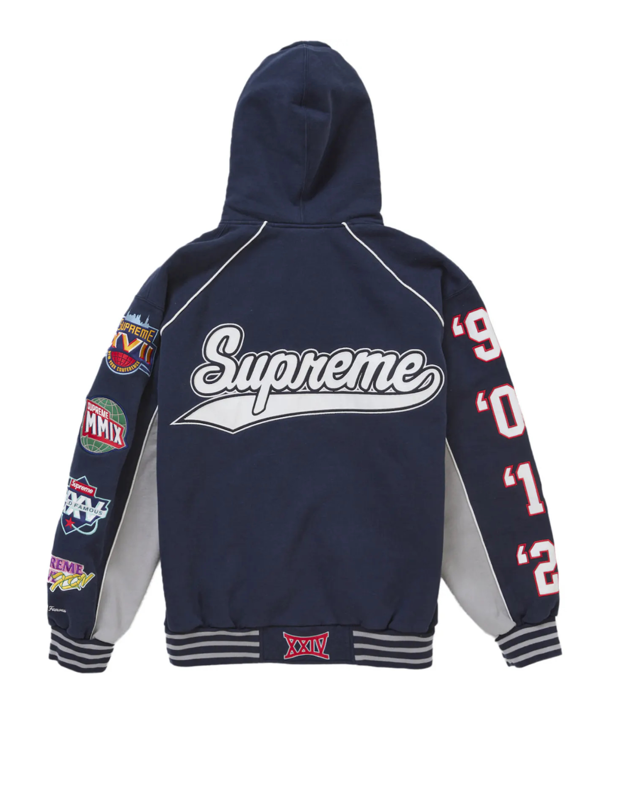 Supreme Playoff Hoodie Navy
