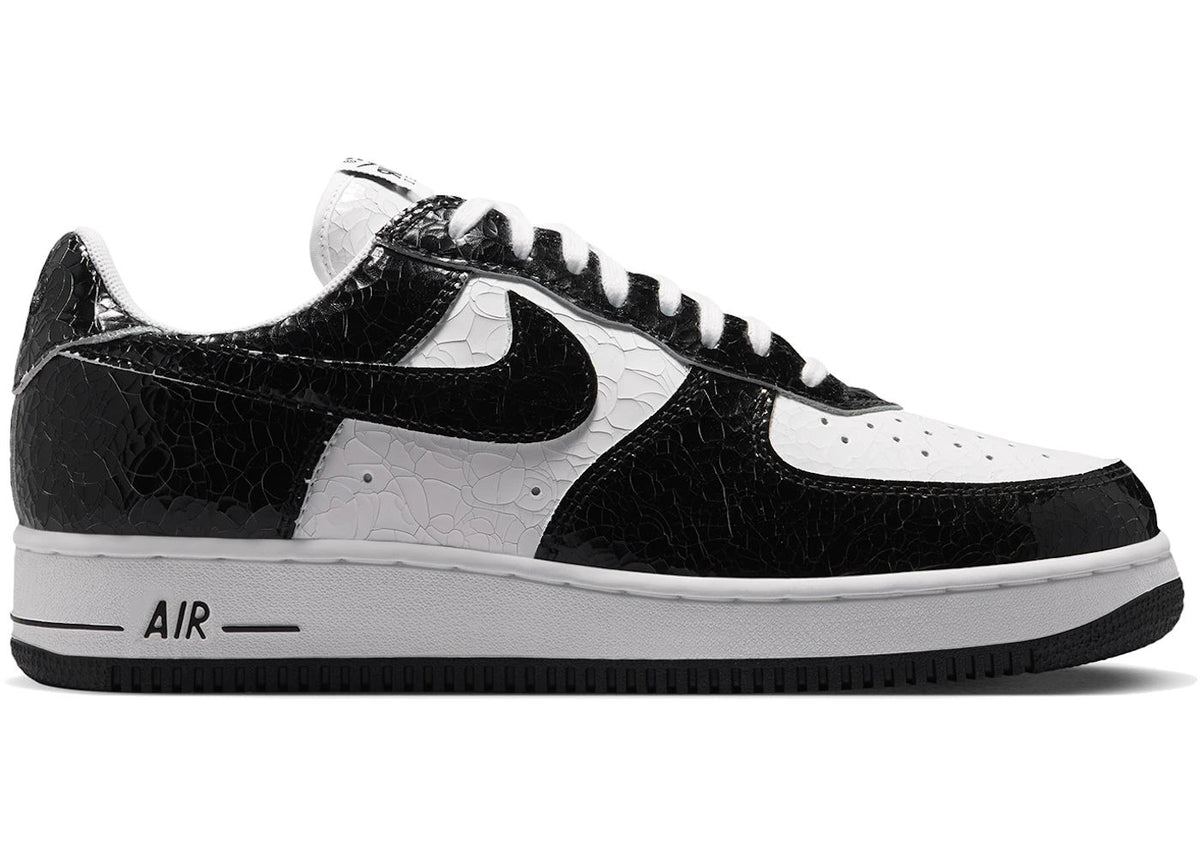Nike Air Force 1 Low '01 Cracked Leather Black White