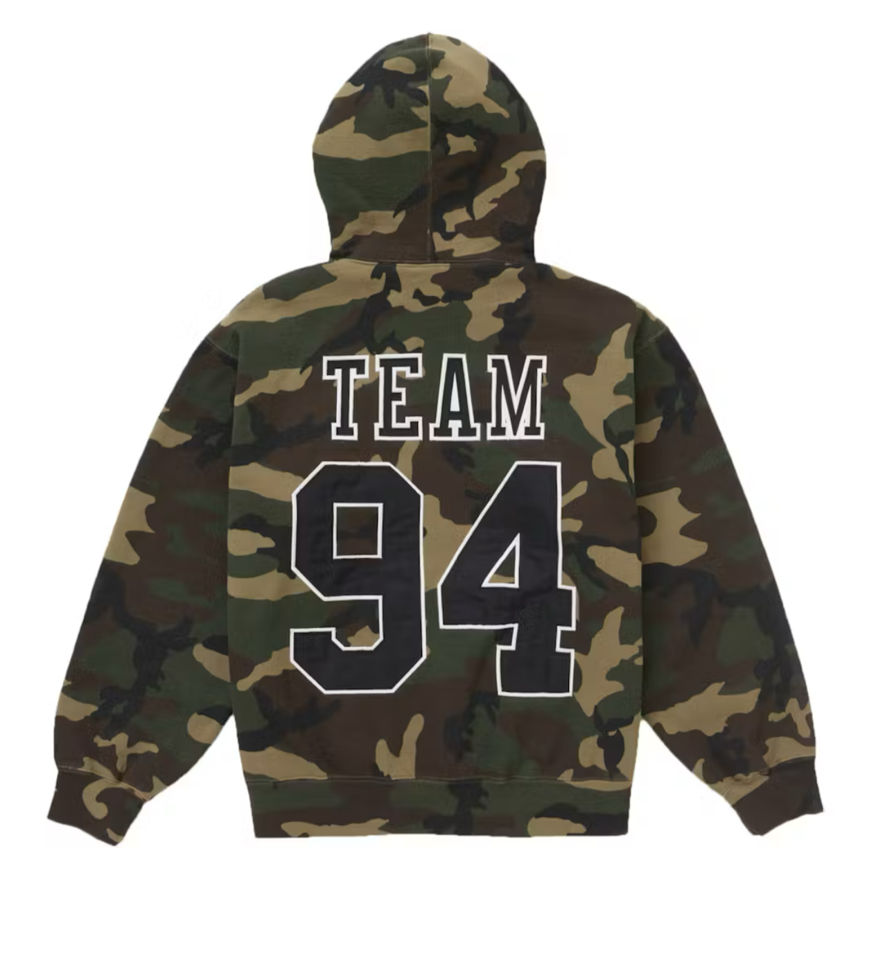 Supreme Team 94 Hooded Sweatshirt Camo