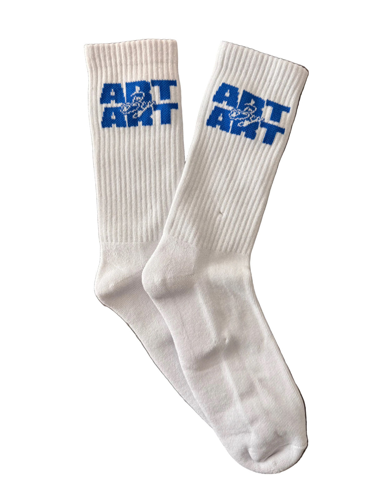 ArtByArt University Blue Socks - Like New