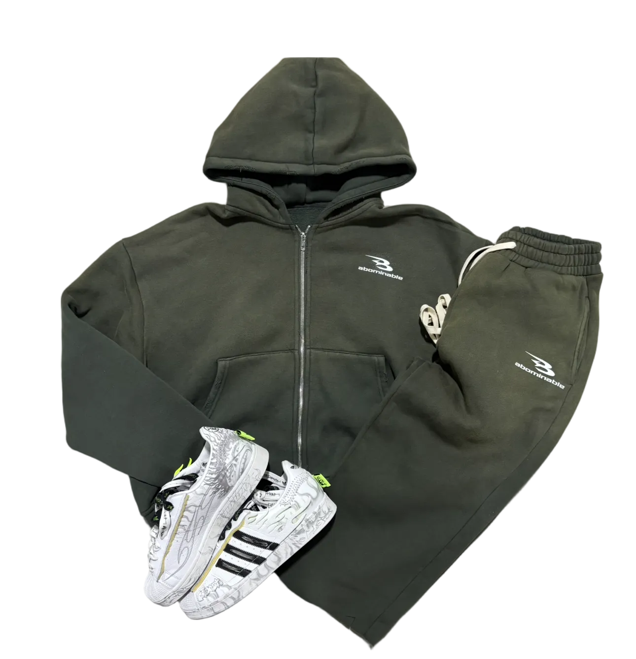 Luv Abominable Set Olive/Wht
