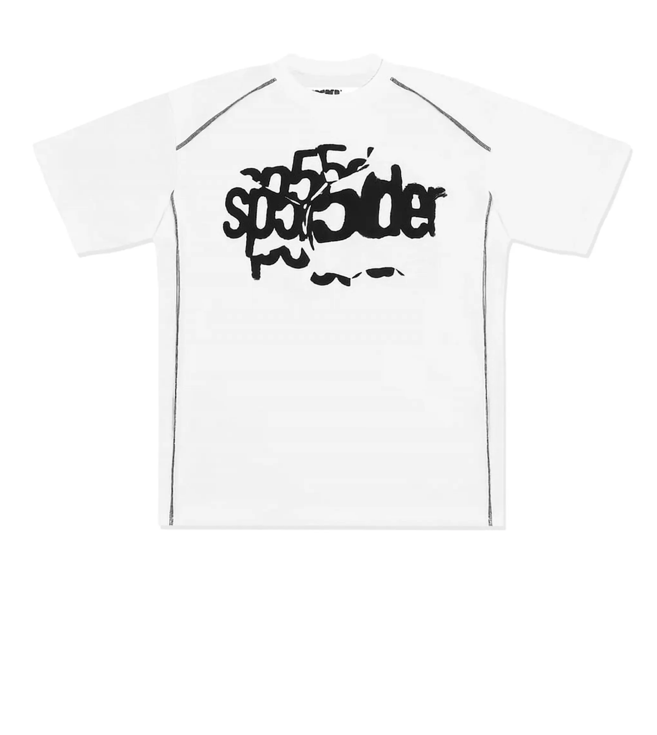 Sp5der Contrast Stitch Tee
