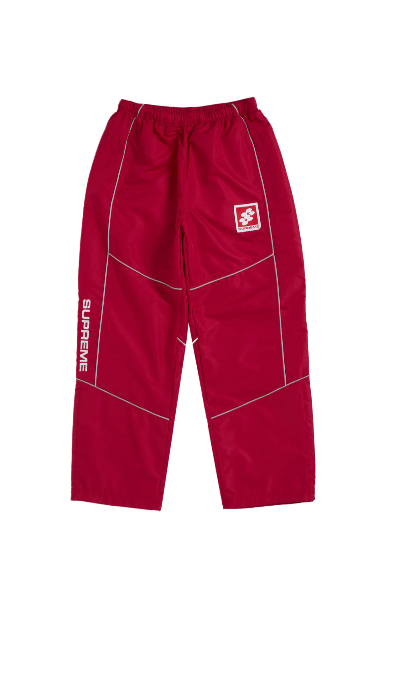 Supreme Reflective Piping Track Pants