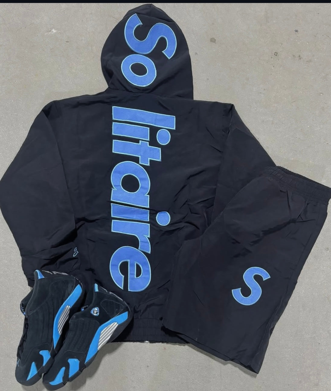 Solitaire Nylon Set Blk/Blue