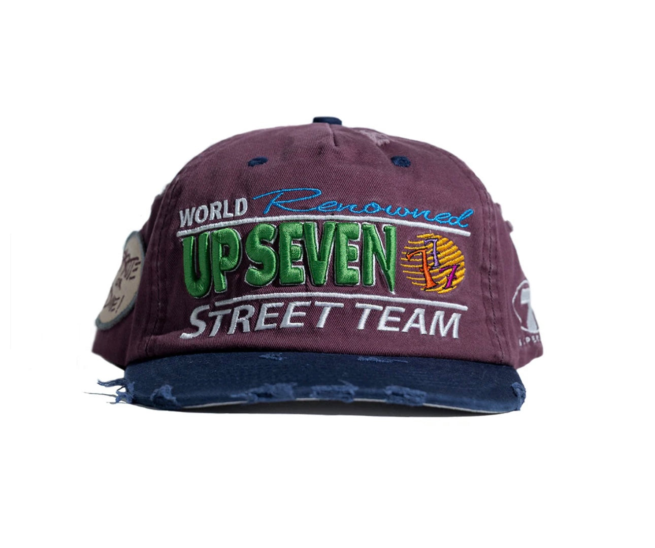 Up Seven Street Team Hat Plum