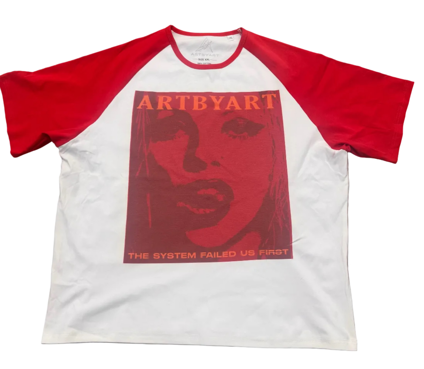 Unreleased ArtByArt Failed First Raglan Tee