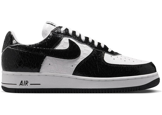 Nike Air Force 1 Low '01 Cracked Leather Black White