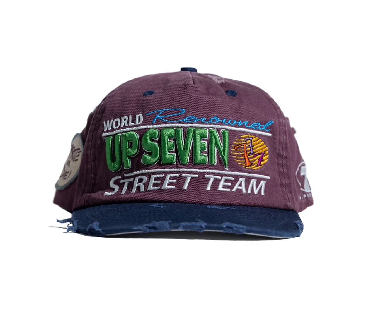 Up Seven Street Team Hat Plum