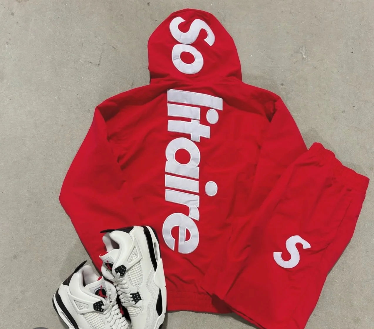 Solitaire set nylon red/white