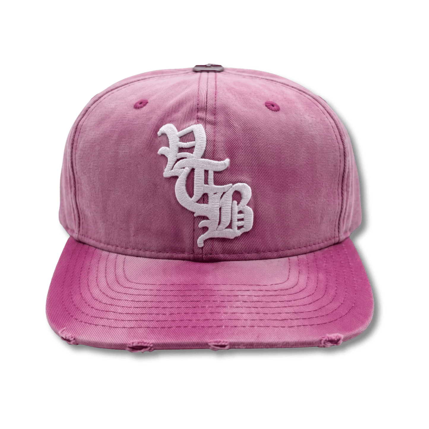 Vertabrae Pink Suede SnapBack