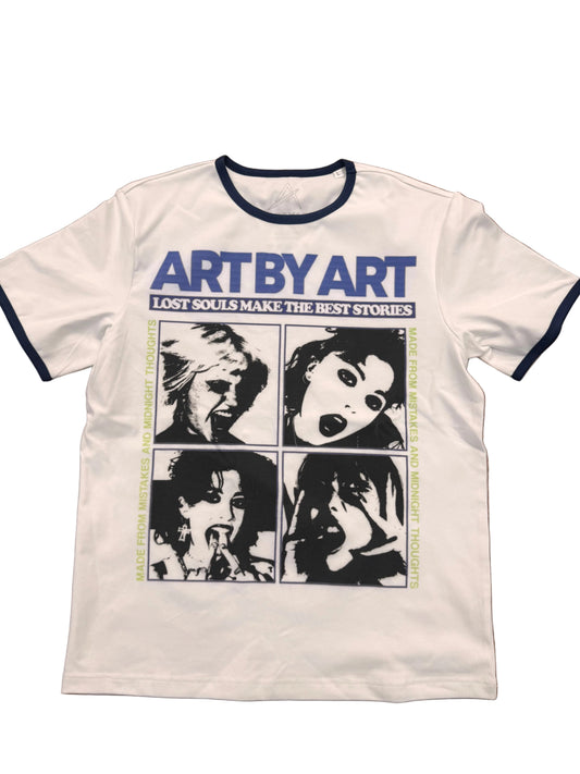 Unreleased ArtByArt Lost Souls Ringer Tee