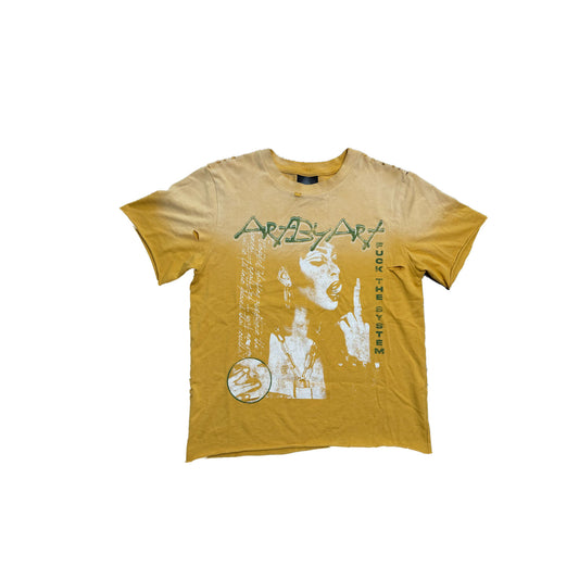 ArtByArt F*ck The Sytem Tee Yellow