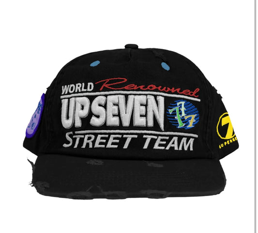 Up Seven Street Team Hat Blk