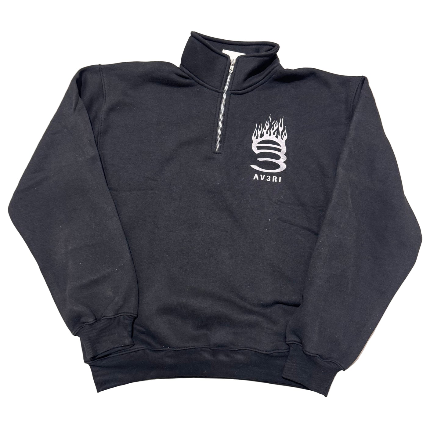 Av3ri Quarter -Zip Black