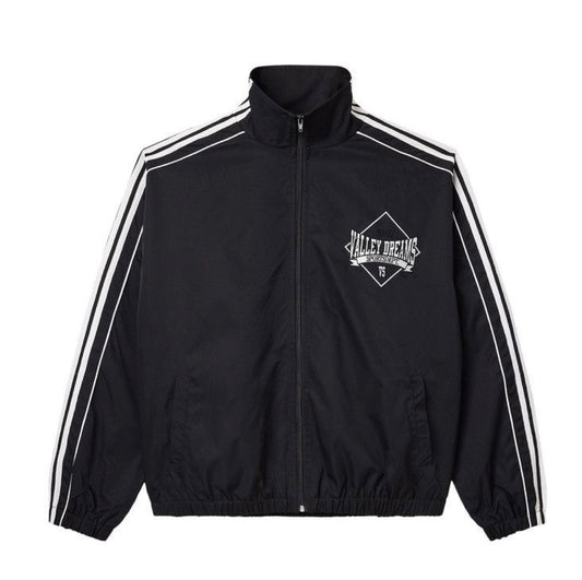 Valley Stripe Track Jacket Blk/Wht