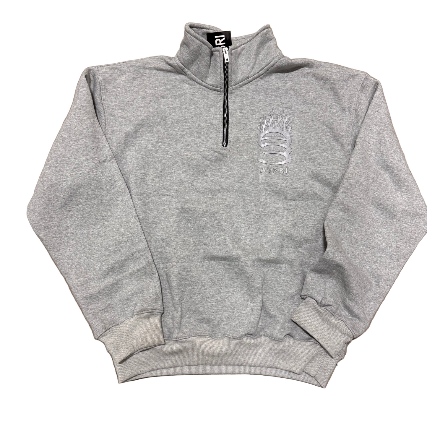 Av3ri Quarter-Zip Grey