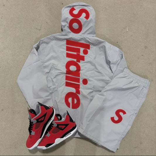 Solitaire Nylon Set Red/Grey