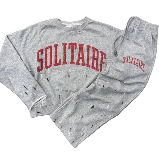 Solitaire Grey/Red