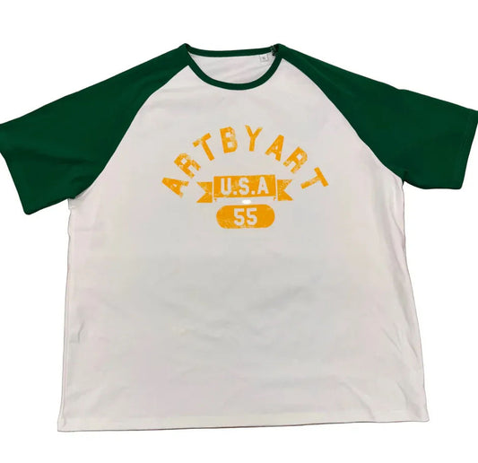 ArtByArt Usa 55 Raglan Tee